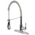 Gourmetier Continental Single-Handle Pre-Rinse Kitchen Faucet, Chrome GSY8871CTL